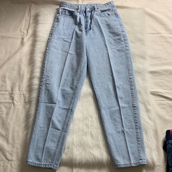 SHEIN Denim - SHEIN Sky Blue High Rise Women's Jeans